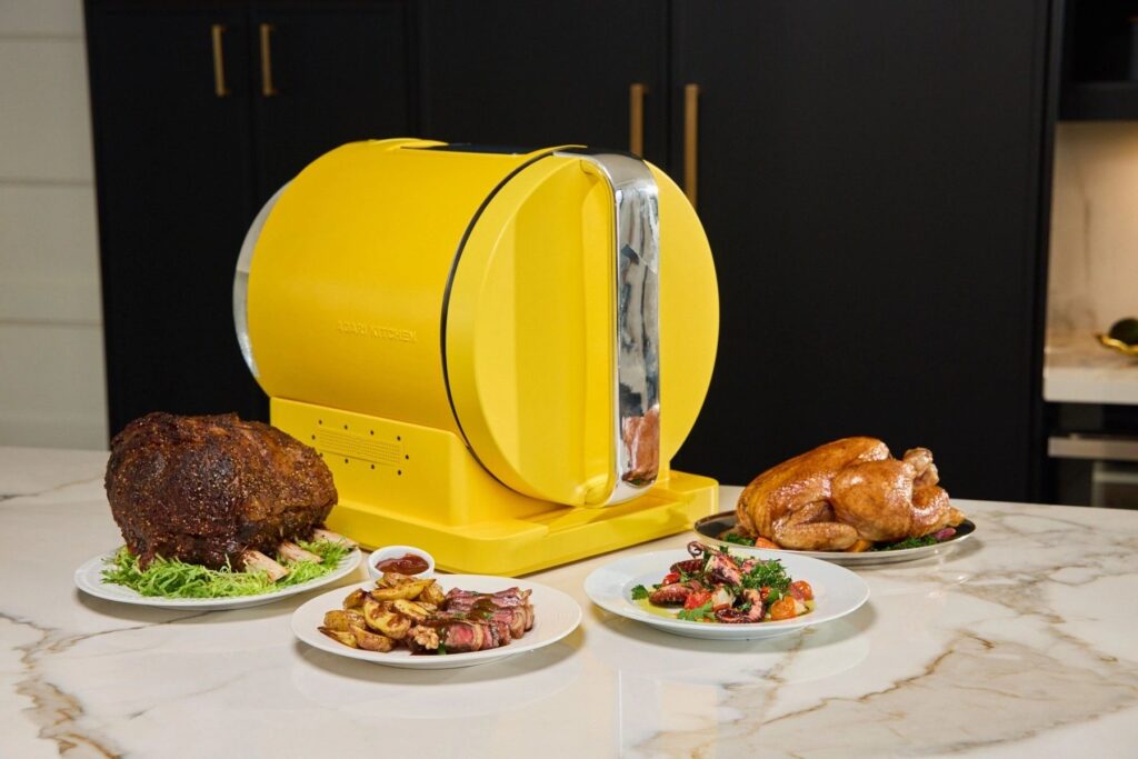 Agari smart oven with AI cooking algorithms and 3D scanning technology