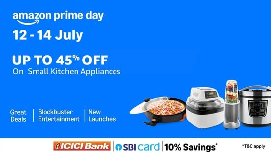 Amazon Prime Day kitchen appliances deals 2025 with up to 50% off
