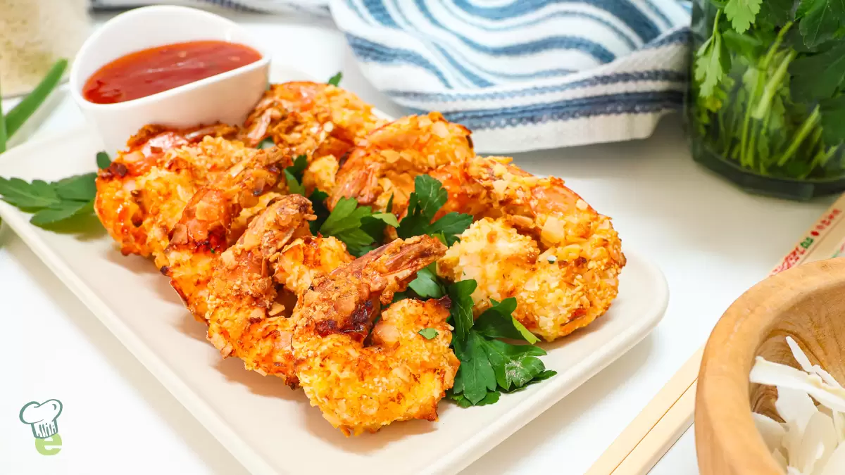 Coconut shrimp – seafood protein-packed appetizer idea