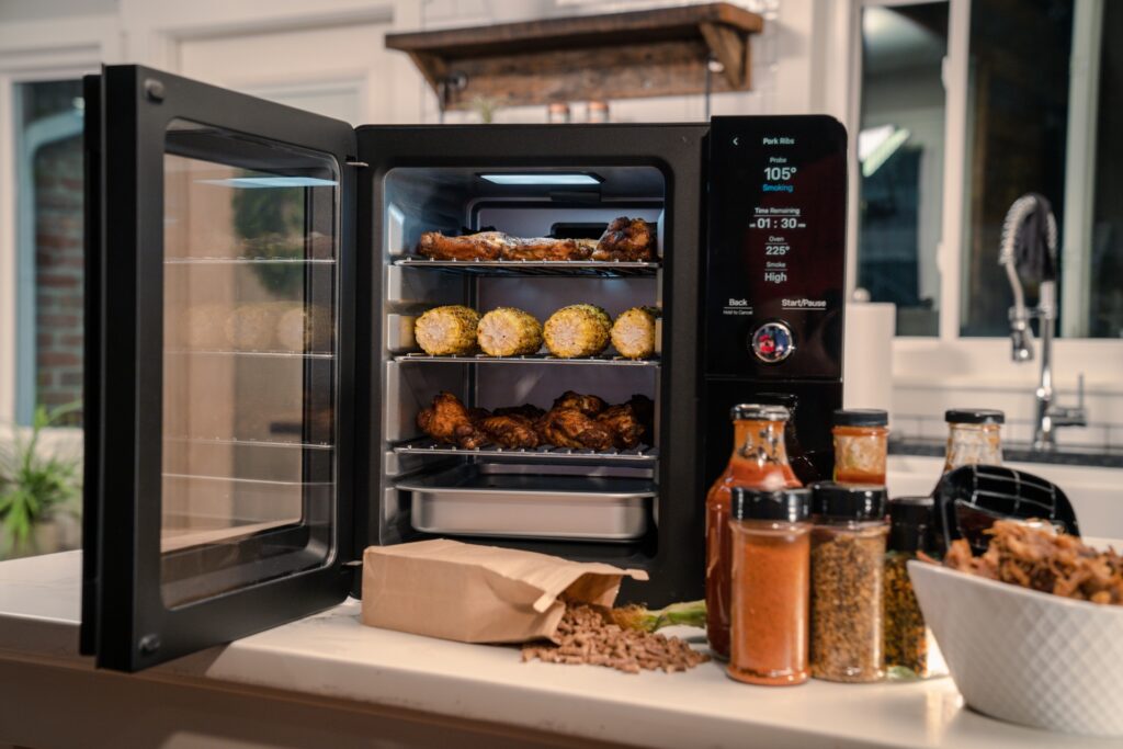 GE Profile smart oven with mobile app integration for modern kitchens
