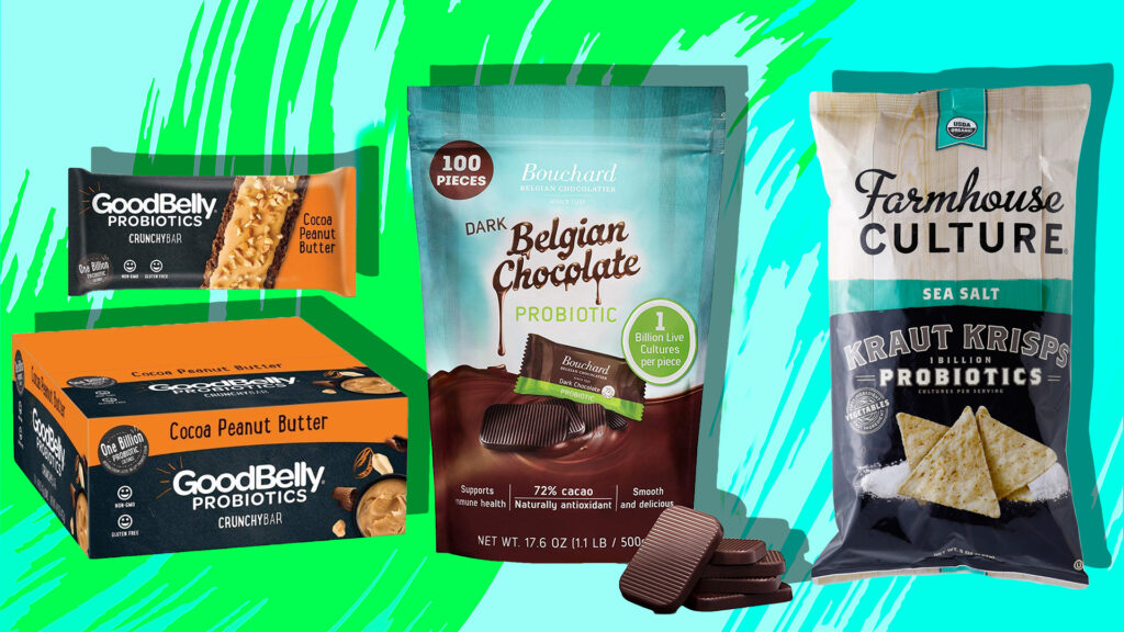 Probiotic granola bars representing gut-friendly snack innovation