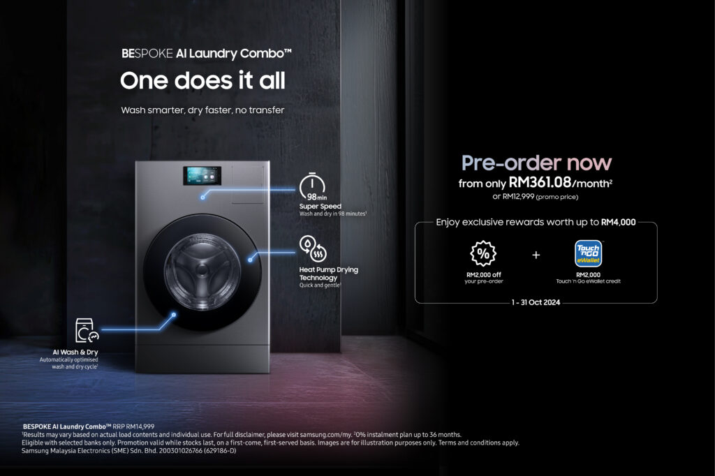 Samsung Bespoke AI Laundry Combo tested with faster wash and dry cycles