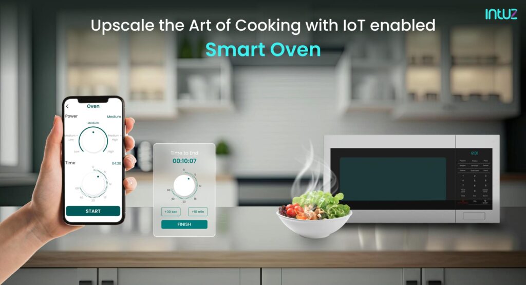 Smart oven reviews 2025 infographic showing AI cooking, app integration, and energy efficiency trends